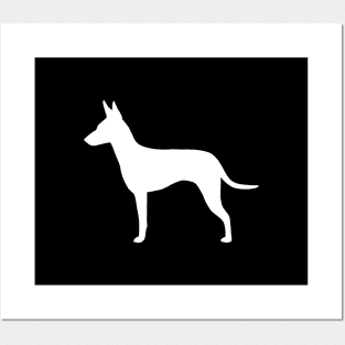 Manchester Terrier Silhouette Posters and Art